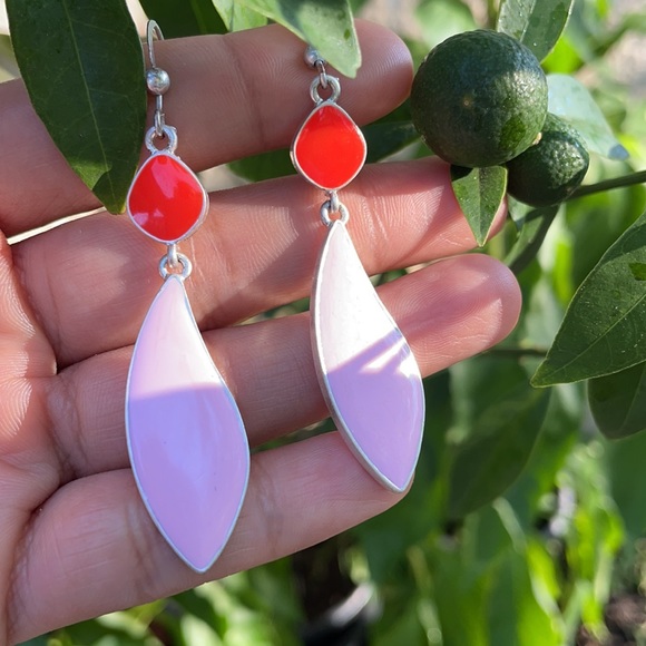 🟢for Bundles only 🟢🦩Women’s earrings handcrafted 🦩 - Picture 2 of 6